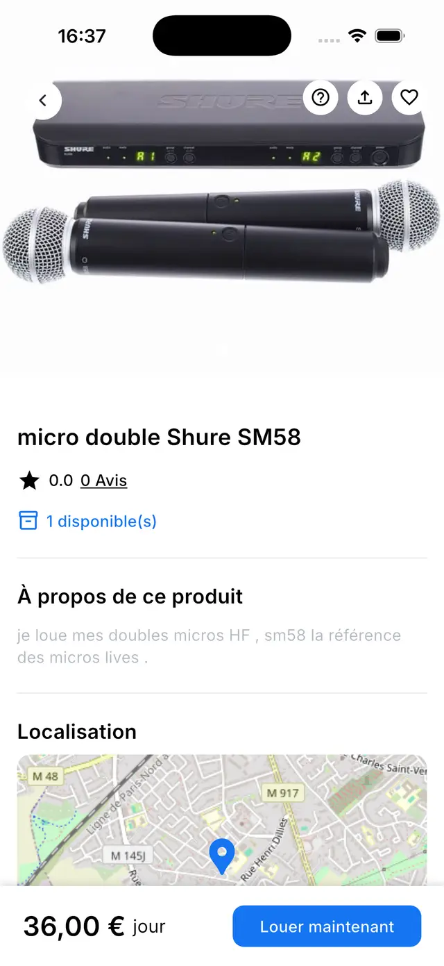 Mettre du matériel en location sur GoodLease